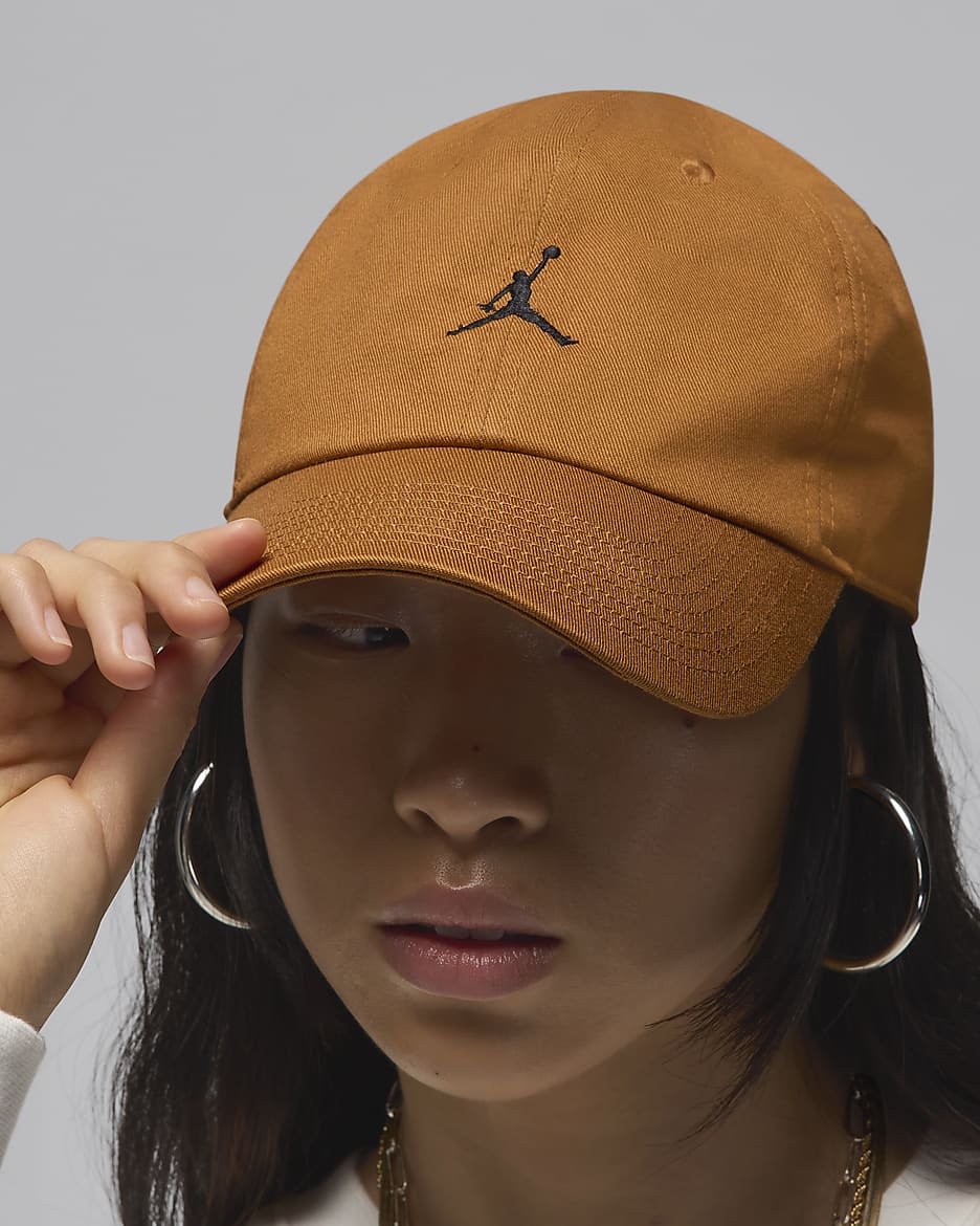 Jordan Club Unstructured Curved-Bill Hat - Desert Bronze/Black