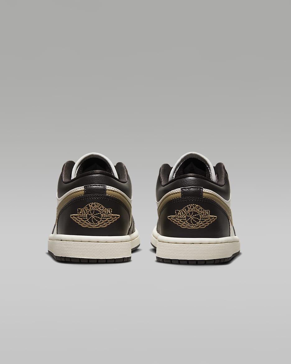 Air Jordan 1 Low Women's Shoes - Shadow Brown/Sail/Brown Kelp