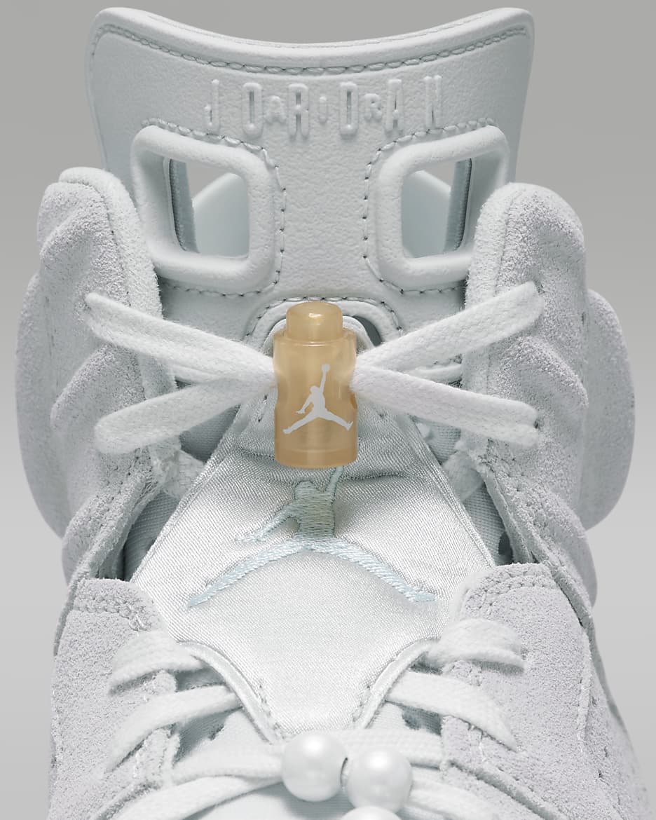 Air Jordan 6 Retro "Pearl" Women's Shoe - Pure Platinum/Metallic Gold/Coconut Milk/Glacier Blue