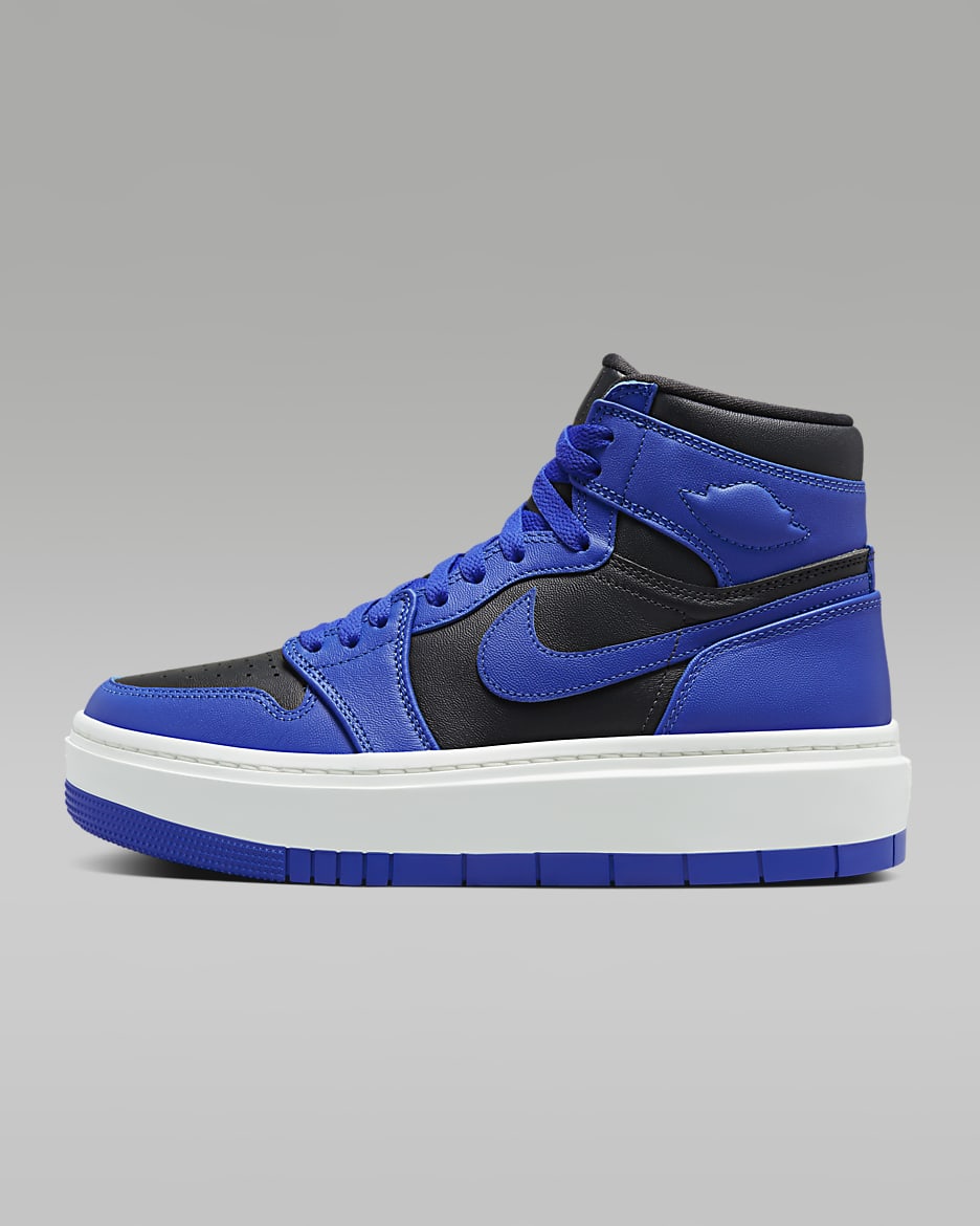 Air Jordan 1 Elevate High Women's Shoes - Dark Ash/Sail/Hyper Royal