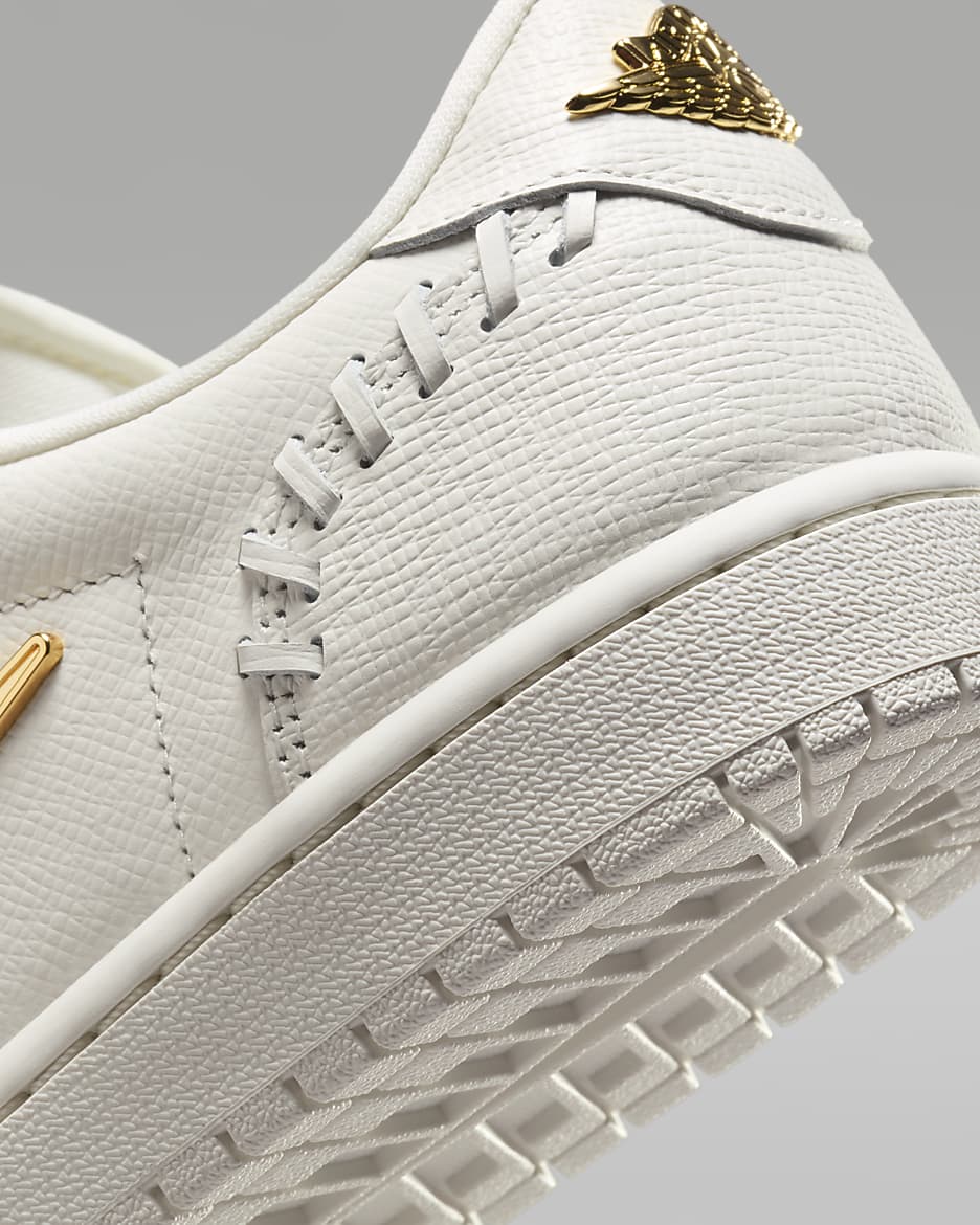 Air Jordan 1 Low Method of Make Shoes - Sail/Sail/Metallic Gold