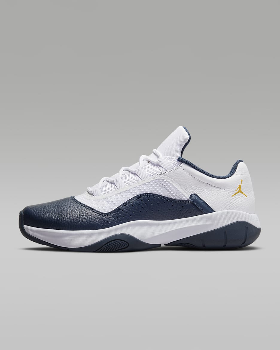 Sko Air Jordan 11 CMFT Low för män - Vit/Armory Navy/Pollen