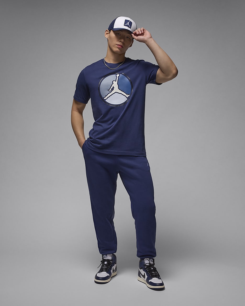 T-shirt Jumpman Jordan – Uomo - Midnight Navy