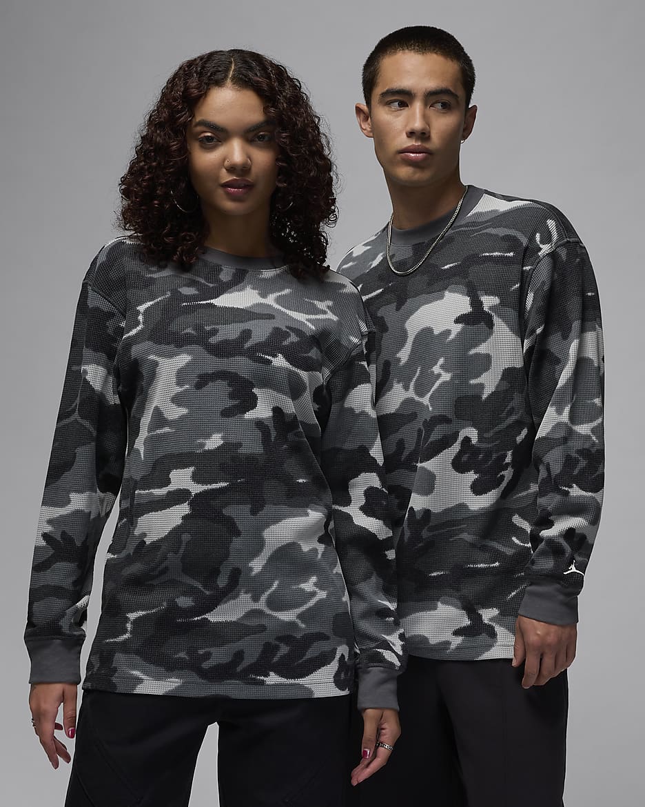 Maglia camo a manica lunga Jordan MVP – Uomo - Nero/Sail