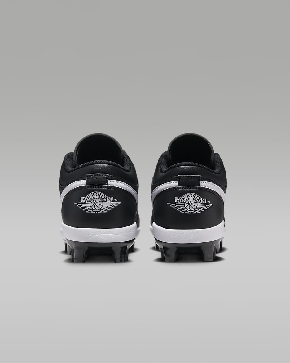 Jordan 1 Retro MCS Low Men's Baseball Cleats - Black/White