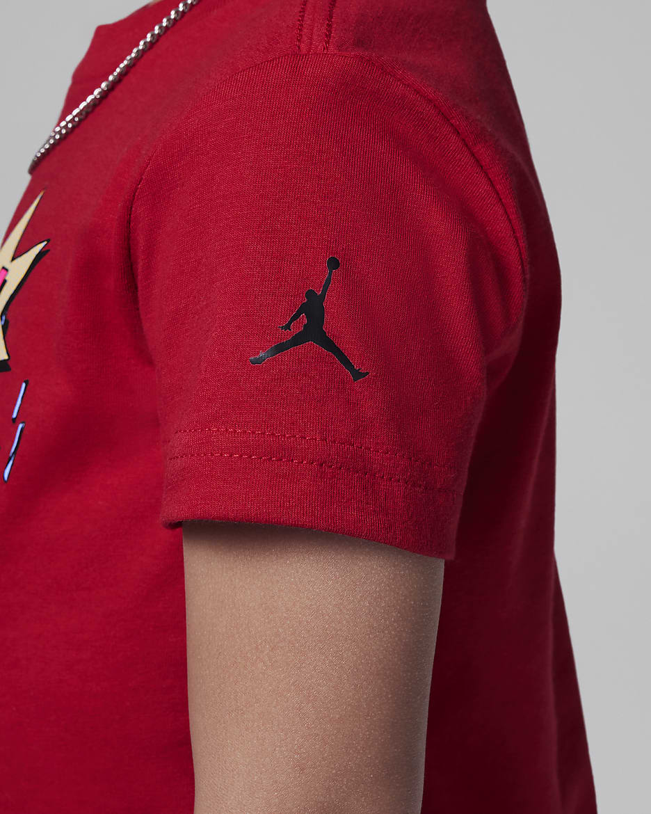 Air Jordan Toddler Dunk Comics T-Shirt - Gym Red