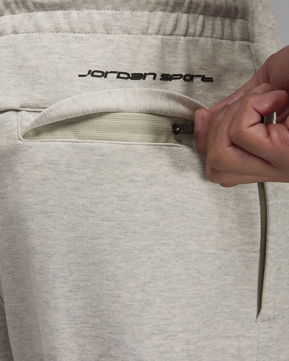 Jordan Sport Hoop Fleece Dri-FIT Erkek Eşofman Altı - Grey Heather/Siyah