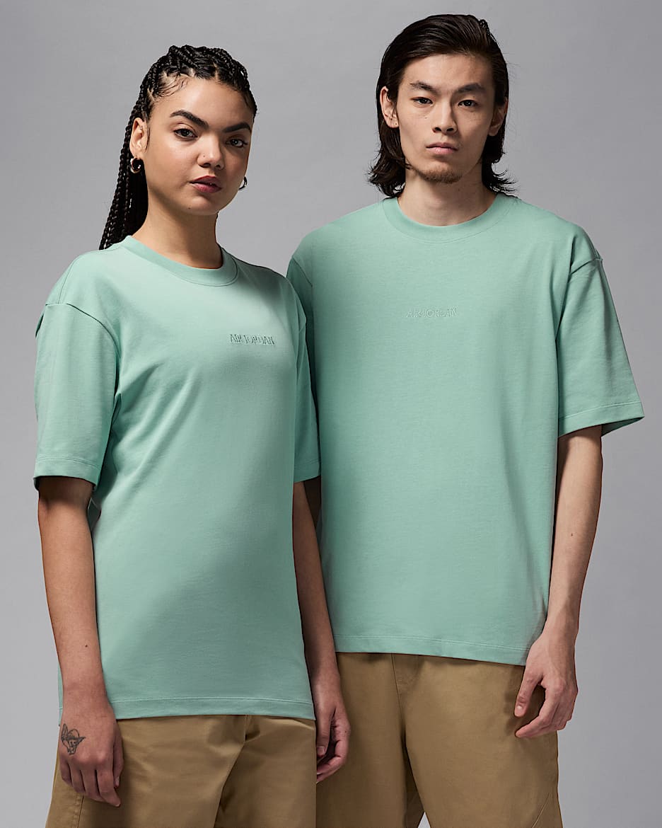 Playera para hombre Jordan Wordmark 85 - Mineral/Mineral