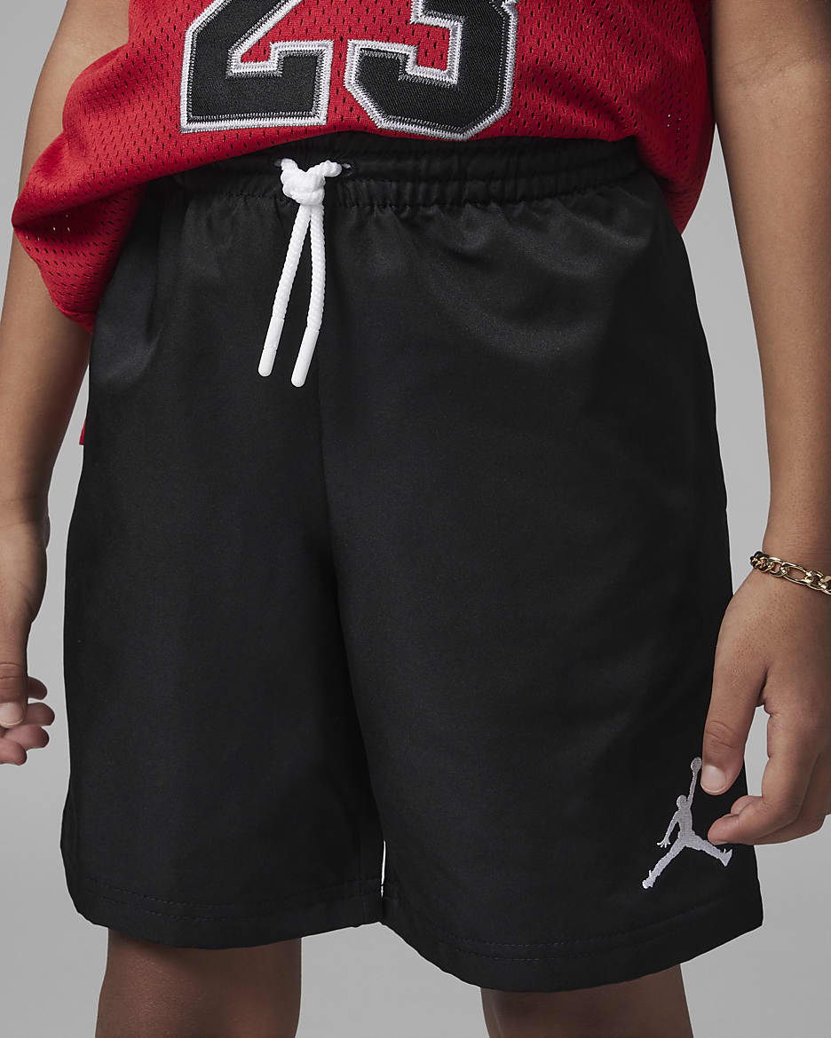 Jordan Jumpman Woven Play Shorts Little Kids' Shorts - Black