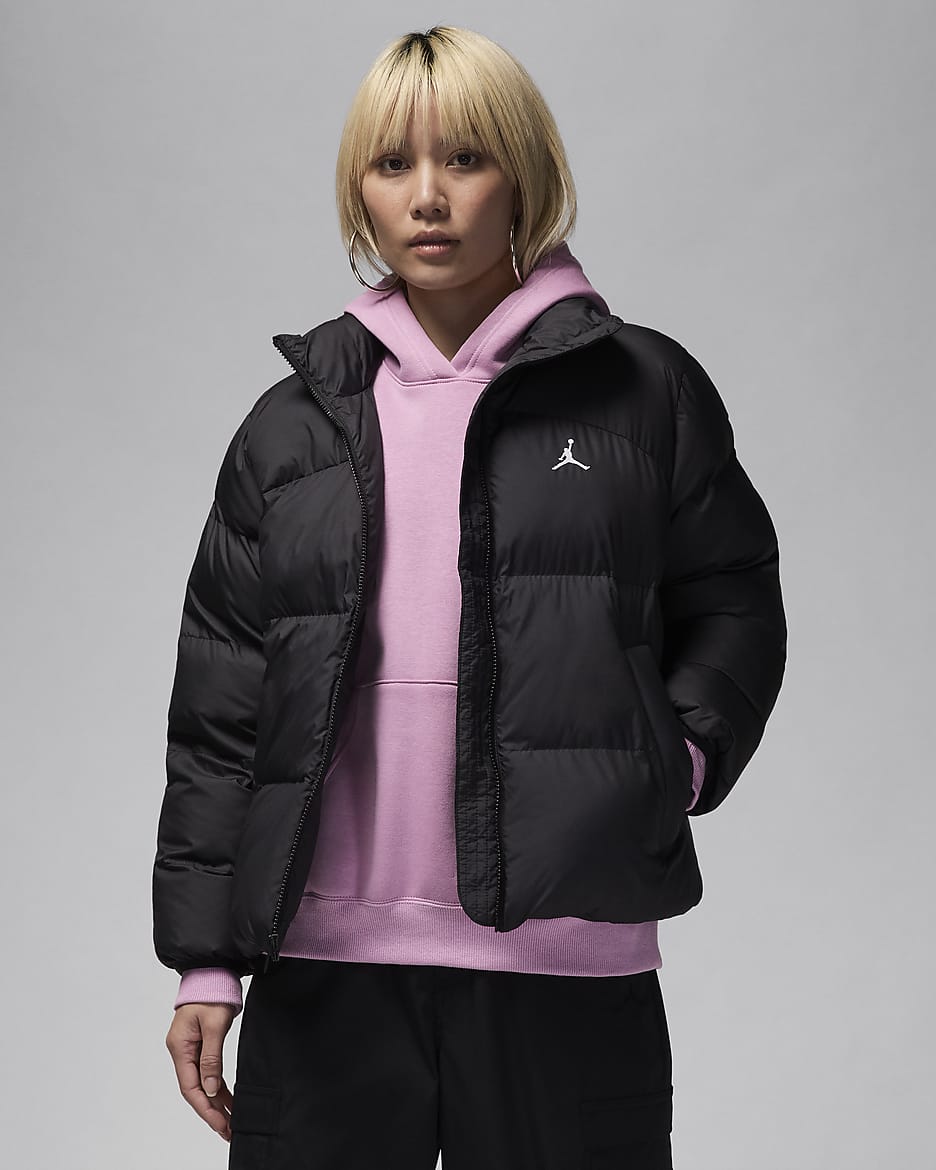 Jordan Women's Puffer - Black/White