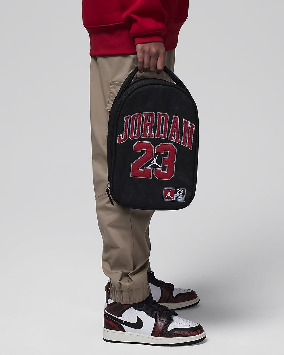 Jordan Jersey Lunch Bag (6L) - Black