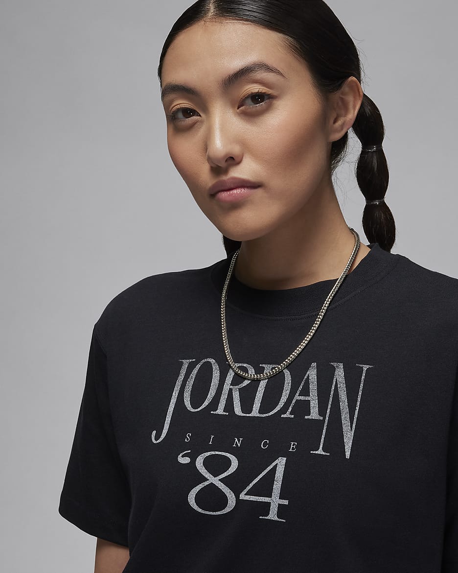 Jordan Heritage Women's T-Shirt - Black/Sail