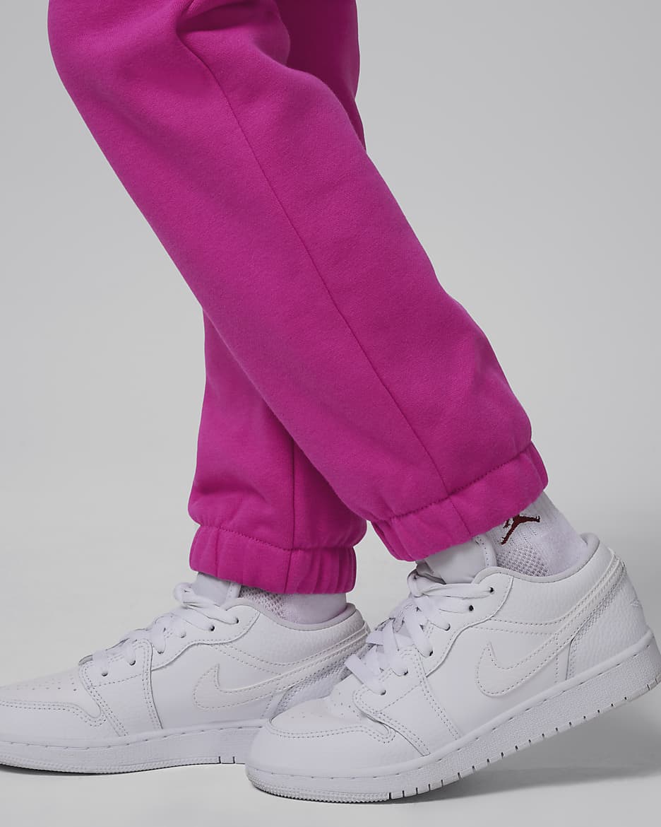 Jordan Brooklyn Essentials Big Kids' Pants - Fire Pink