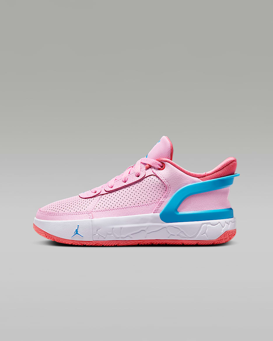 Chaussure Jordan DAY1 EO pour ado - Pink Foam/Pink Salt/Blanc/Blue Lightning