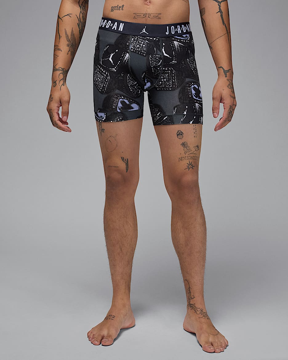 Jordan Men's Flight Cotton MVP Boxer Briefs (2-Pack) - Off-Noir