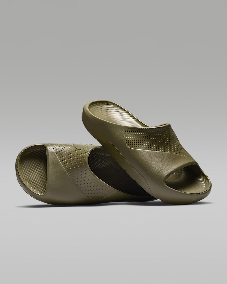 Jordan Post Women's Slides - Medium Olive/Medium Olive