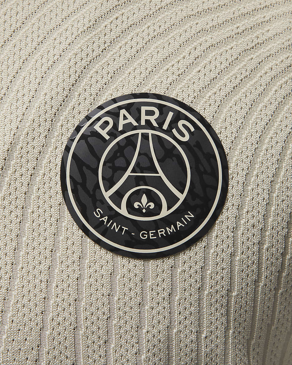 Fotbollsträningströja Paris Saint-Germain Strike Elite (tredjeställ) Jordan Dri-FIT ADV för män - Stone/Stone/Iron Grey/Svart