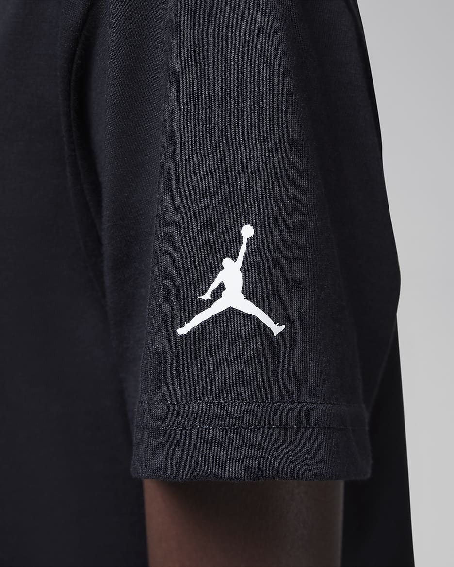 Jordan MVP Little Kids' Motion Jumpman T-Shirt - Black