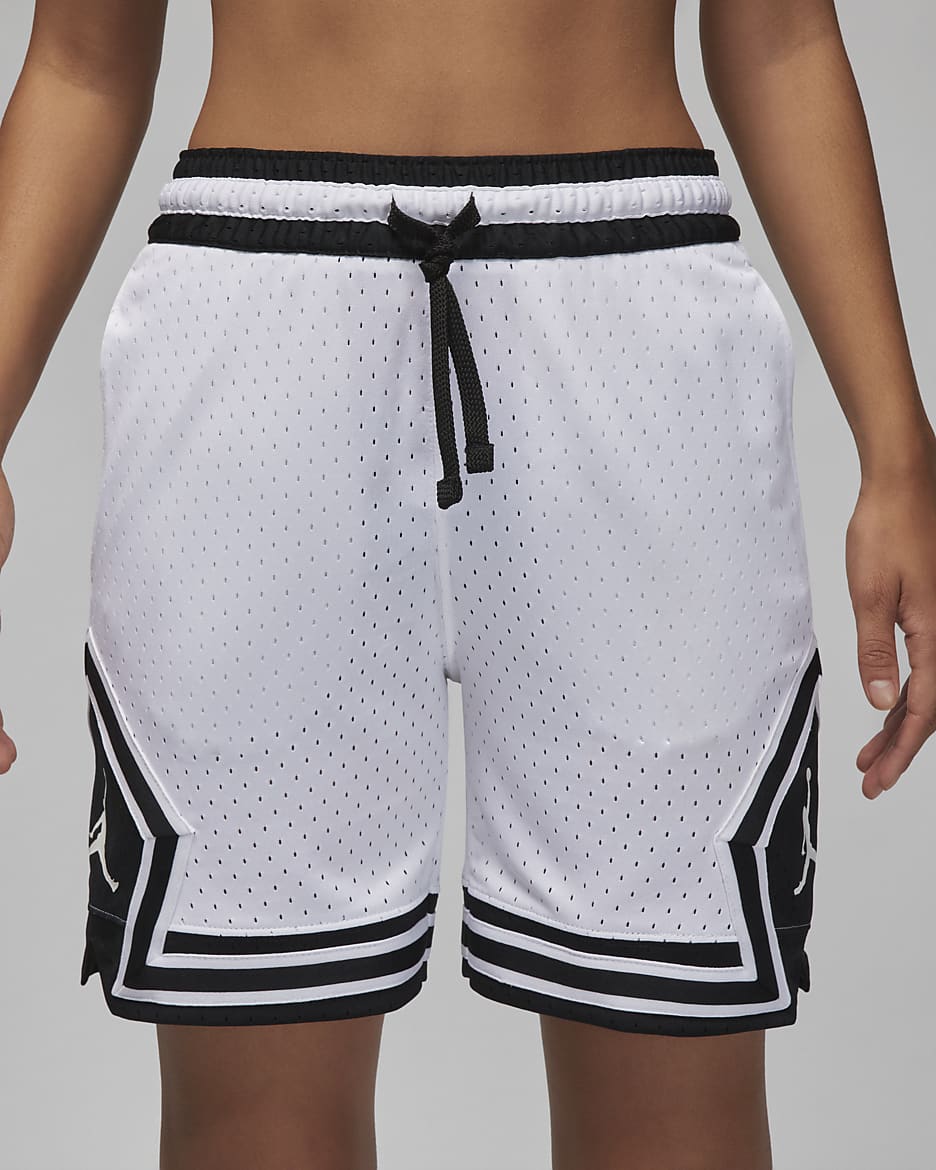 Jordan Dri-FIT Sport Diamond Shorts - White/Black/White/White