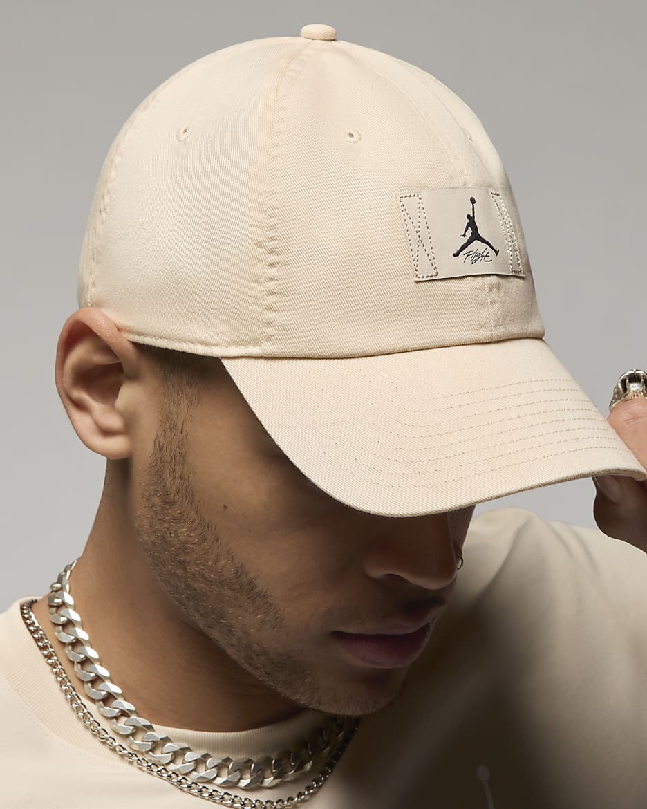 Jordan Club Cap Adjustable Hat - Legend Light Brown/Black