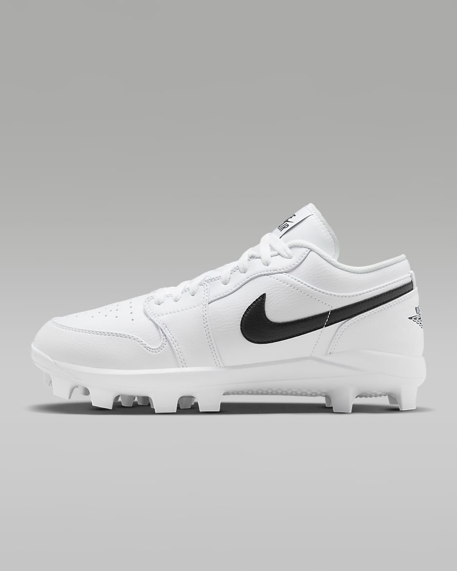 Jordan 1 Retro MCS Low Men's Baseball Cleats - White/Black