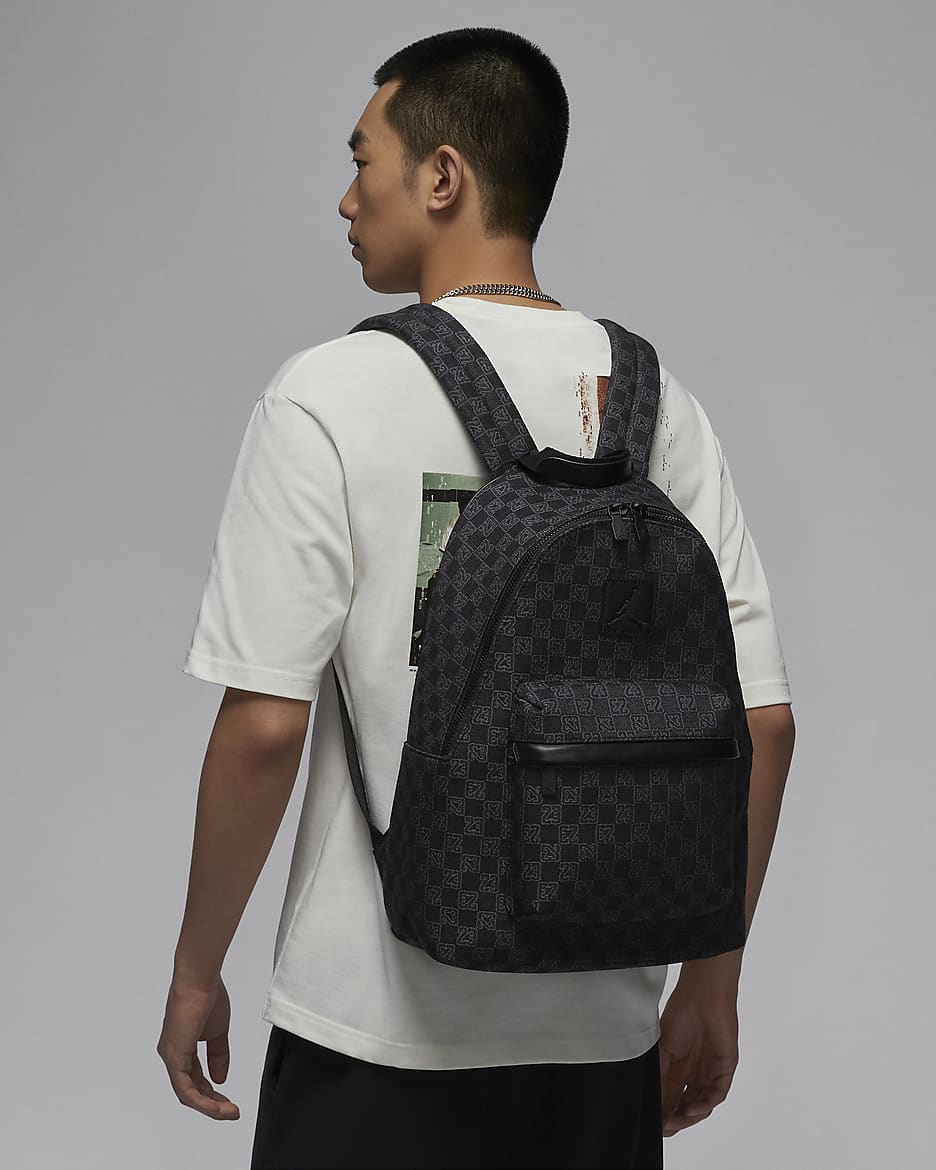 Jordan Monogram Backpack Backpack (20L) - Black/Black