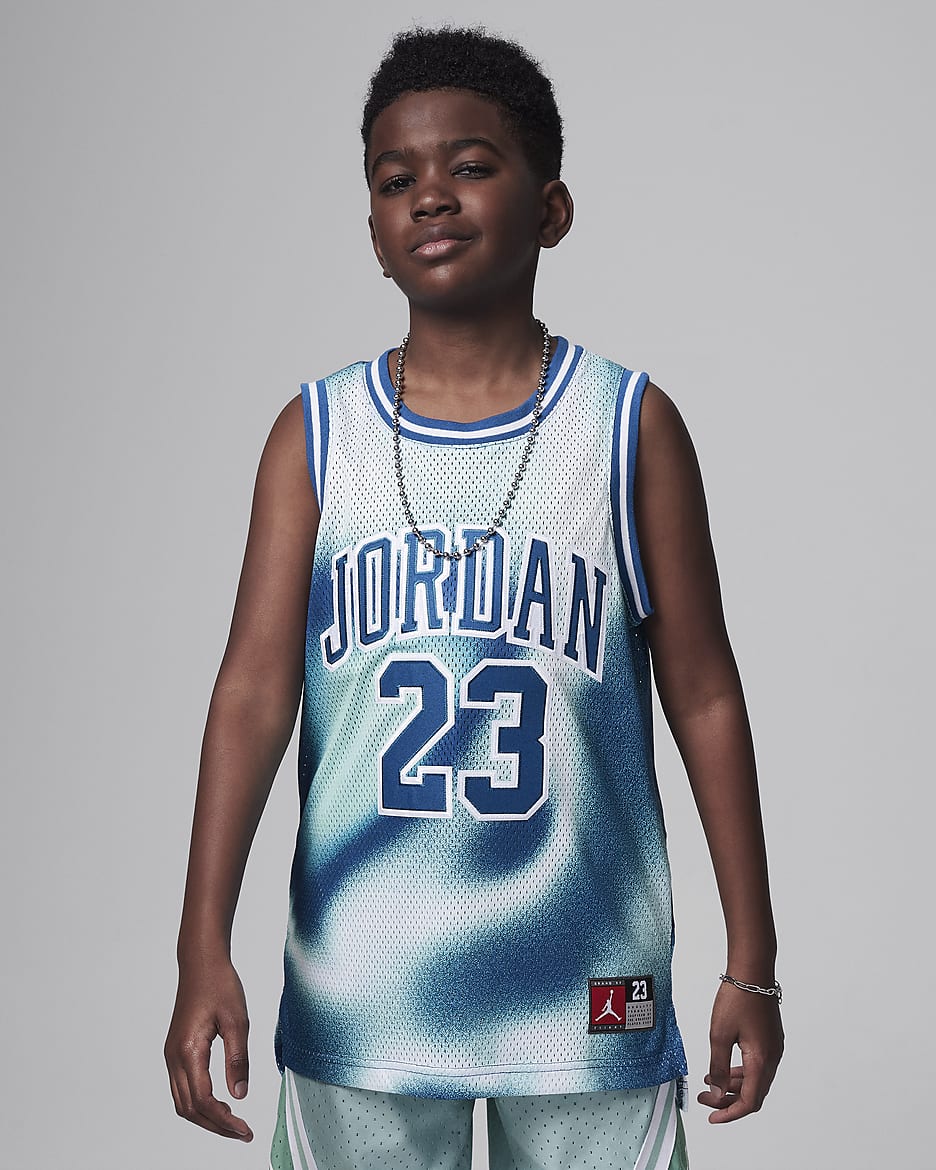 Jordan 23 Big Kids Jersey - Industrial Blue