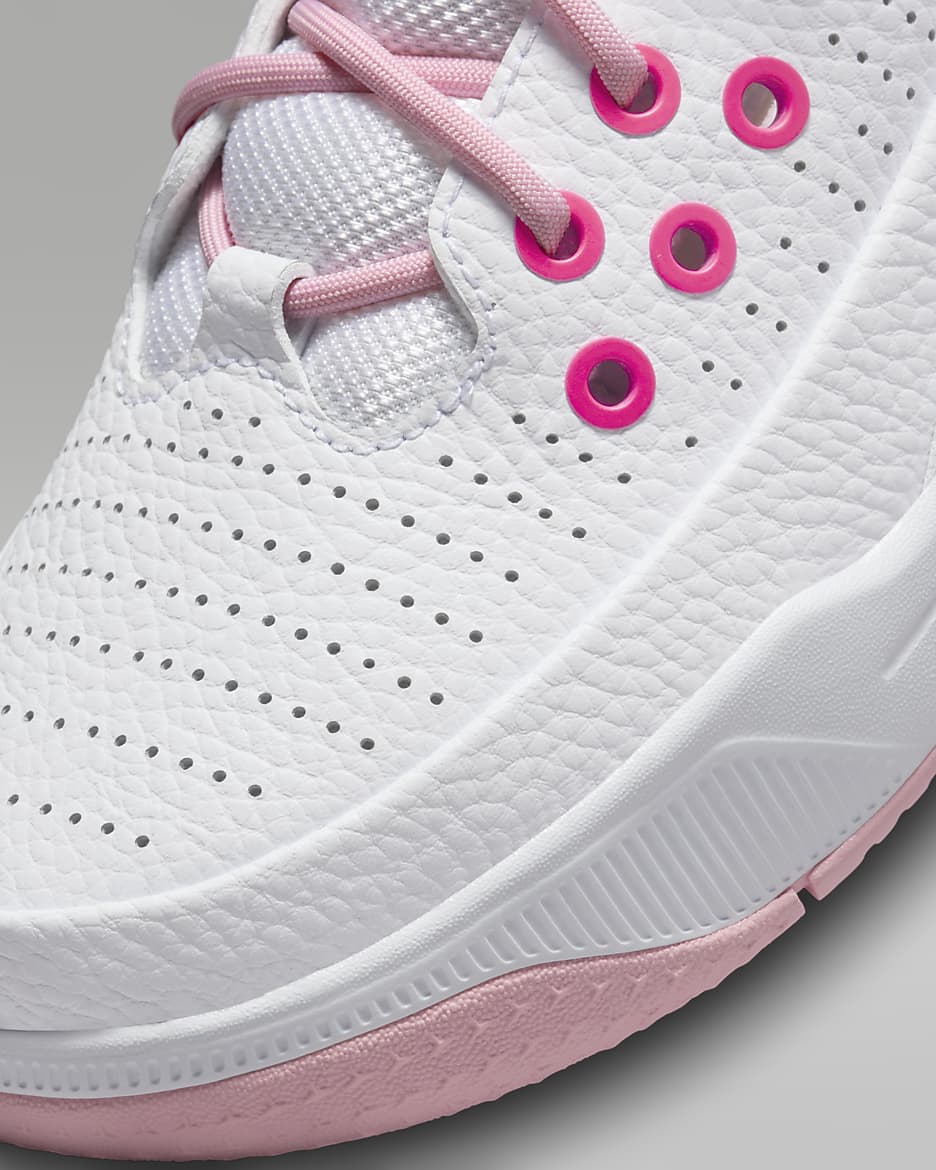 Jordan Max Aura 5 Older Kids' Shoes - White/Fierce Pink/Medium Soft Pink