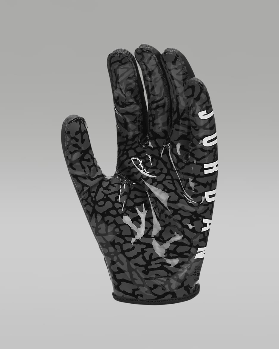 Jordan Jet 7.0 Football Gloves (1 Pair) - Black