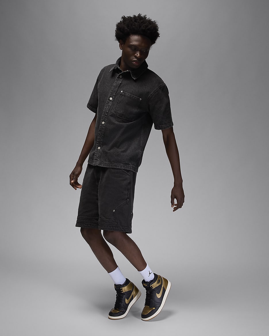 jordan retro 1 high og black gold