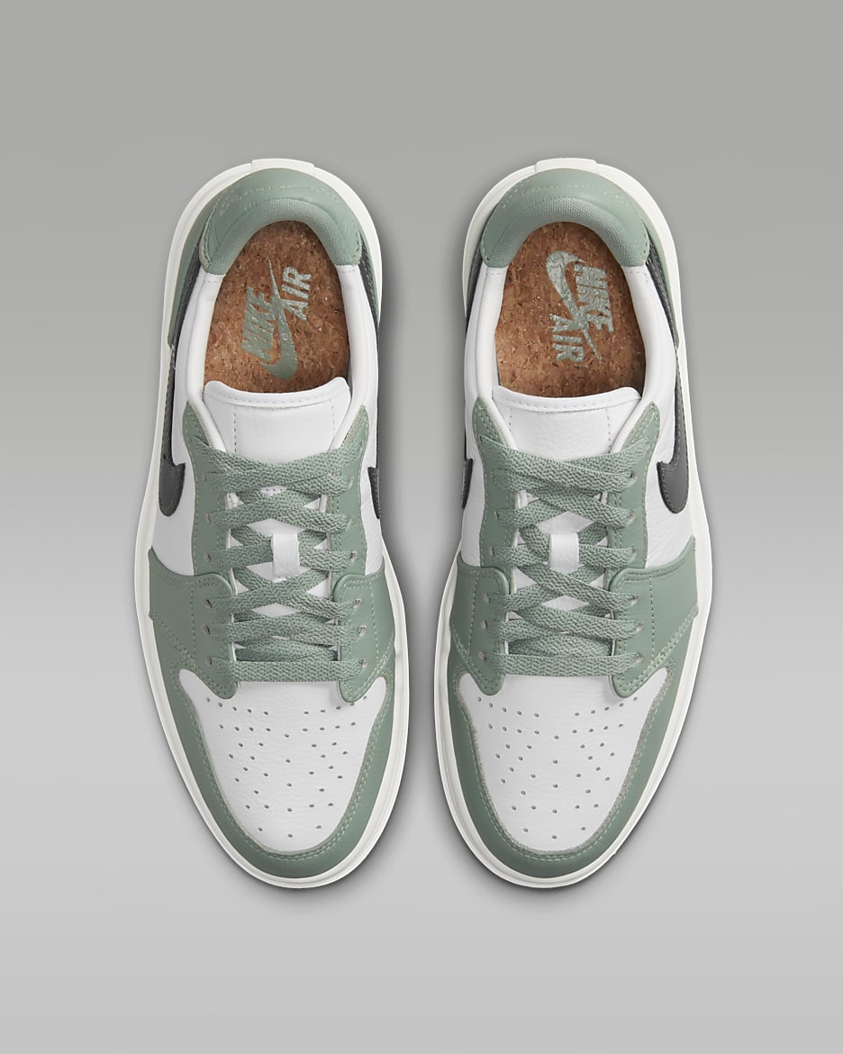 Air Jordan 1 Elevate Low schoenen - Jade Smoke/Anthracite/Sail/Wit