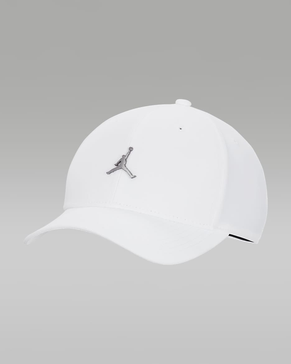 Gorra ajustable Jordan Rise - Blanco/Gris plomo