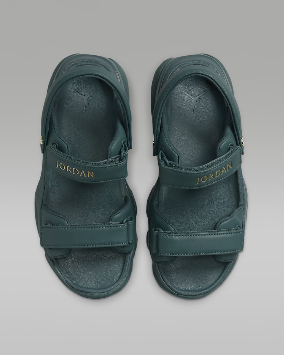 Jordan Deja Women's Sandals - Oxidised Green/Metallic Gold