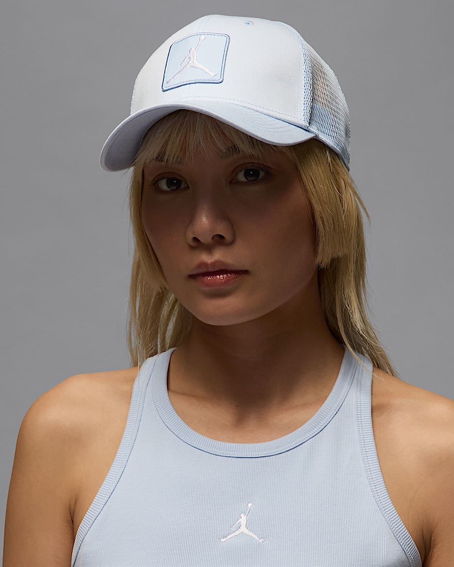 Jordan Rise Structured Hat - Hydrogen Blue/White