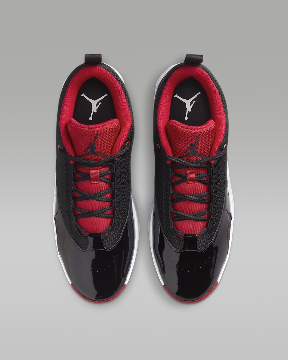jordan aura black and red