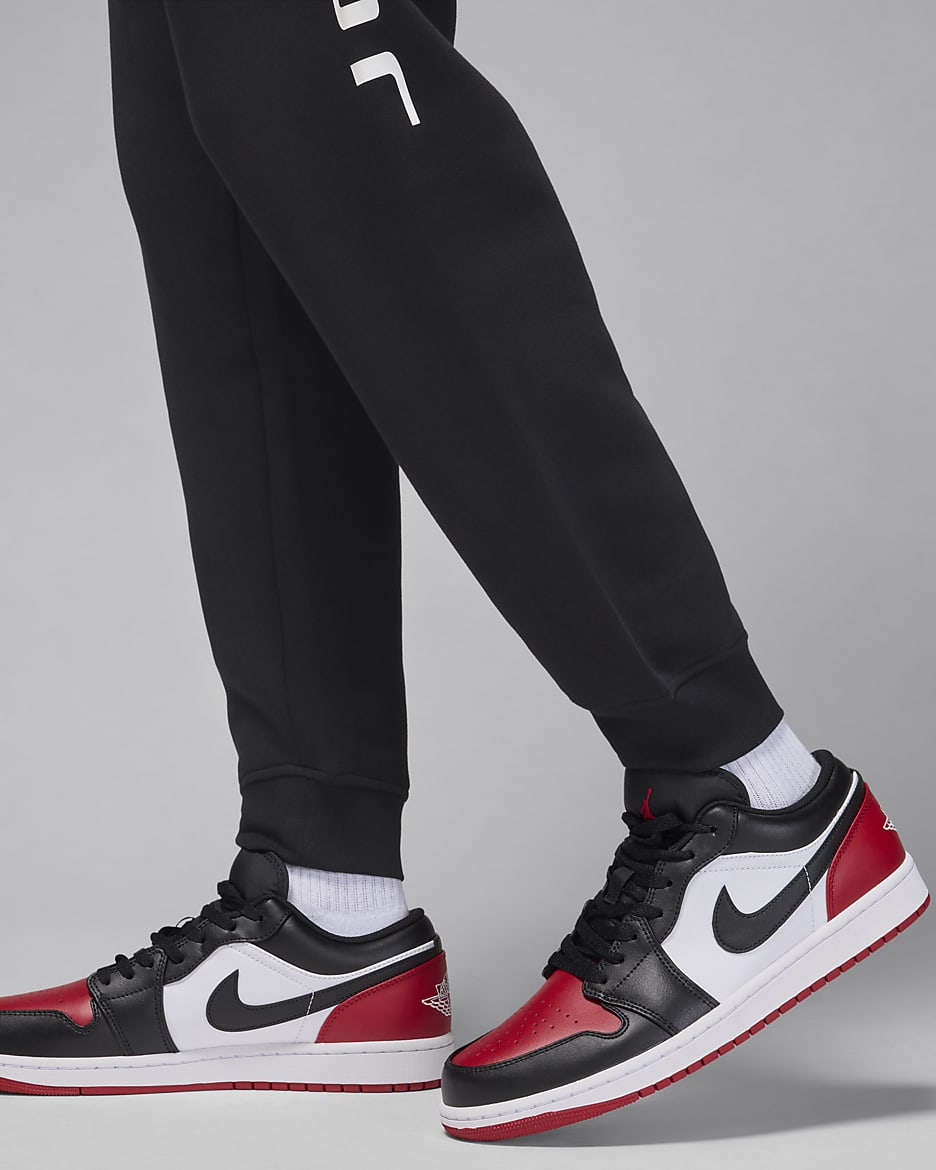 Jordan Essentials Men's Fleece Joggers - Black/White