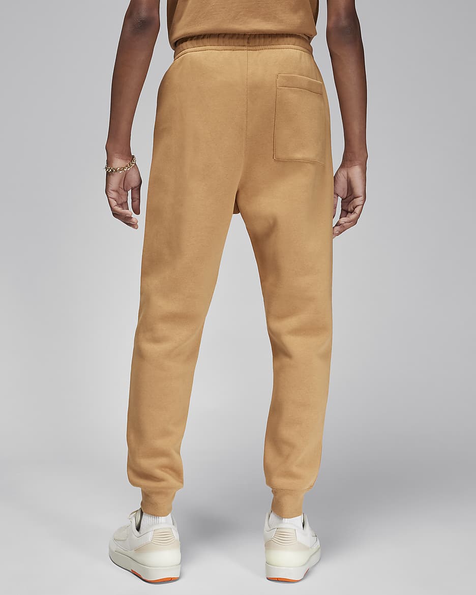 Jordan Brooklyn Fleece Jogger - Hombre - Legend Dark Brown/Blanco