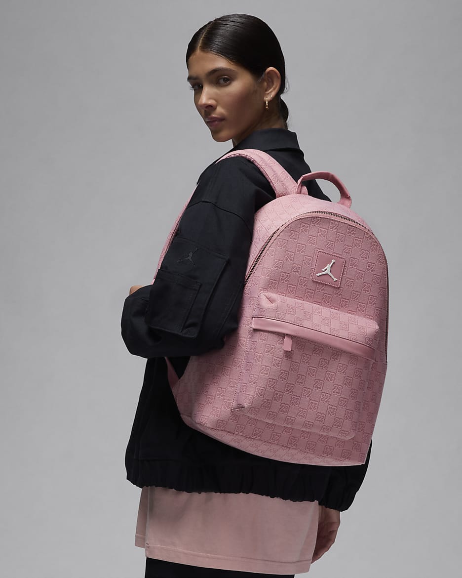 Jordan Monogram Backpack Backpack (20L) - Pink Glaze