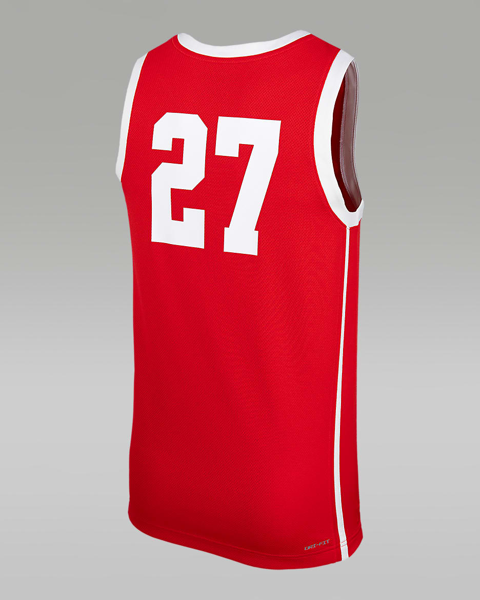 Houston Men's Jordan College Basketball Replica Jersey - Red