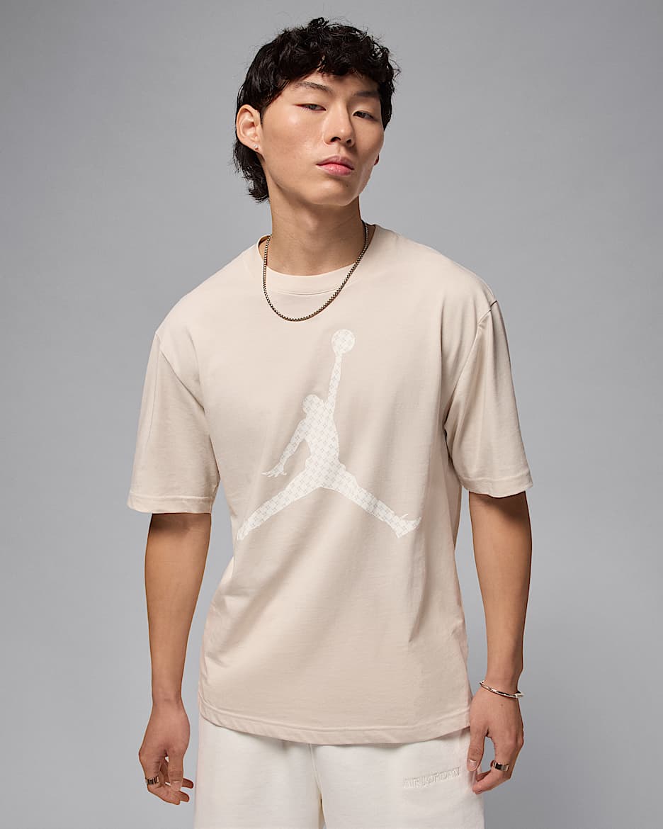 Jordan Brooklyn Men's T-Shirt - Light Orewood Brown/Sail