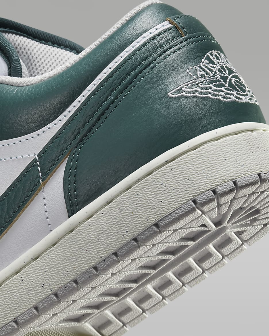 Air Jordan 1 Low SE Men's Shoes - Oxidised Green/White/Sail/Oxidised Green