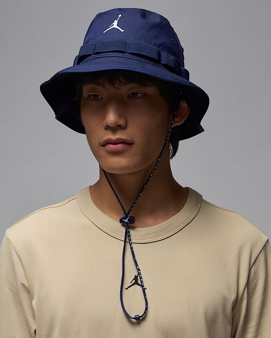 Jordan Apex Bucket Hat - Midnight Navy/White