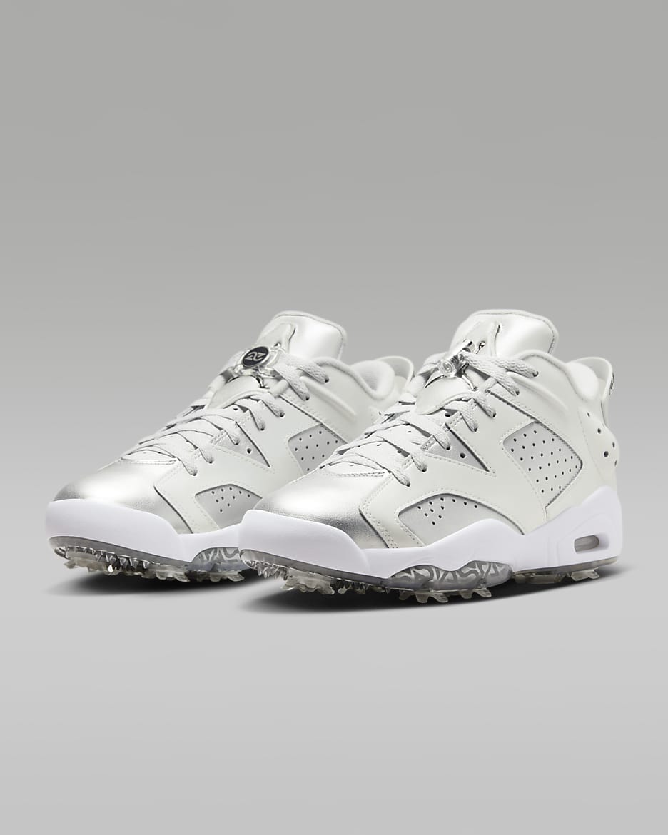 Calzado de golf para hombre Jordan Retro 6 NRG - Polvo fotón/Blanco/Plata metalizado