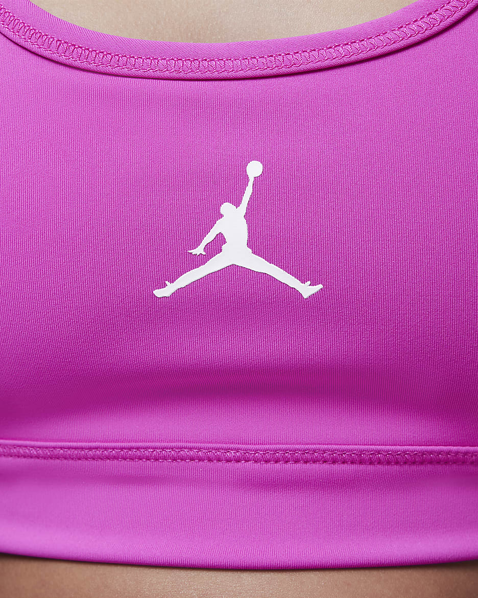 Στηθόδεσμος Jumpman Jordan Dri-FIT για μεγάλα παιδιά - Fire Pink