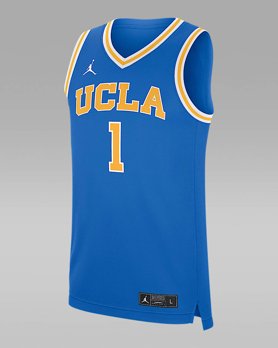 UCLA Bruins Replica Men's Jordan Brand College Basketball Jersey - Signal Blue
