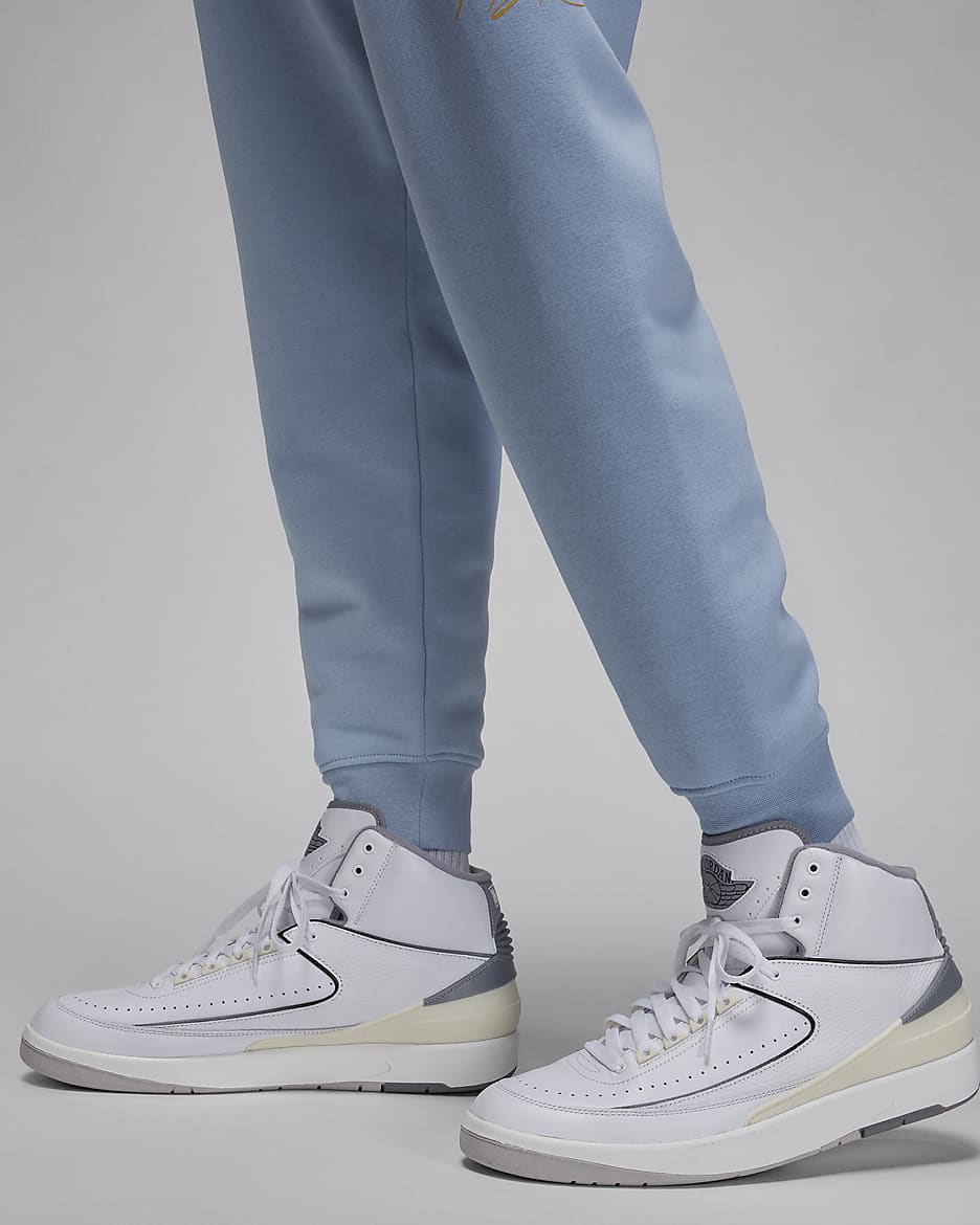 Jordan Essentials Men's Fleece Baseline Trousers - Blue Grey/Industrial Blue