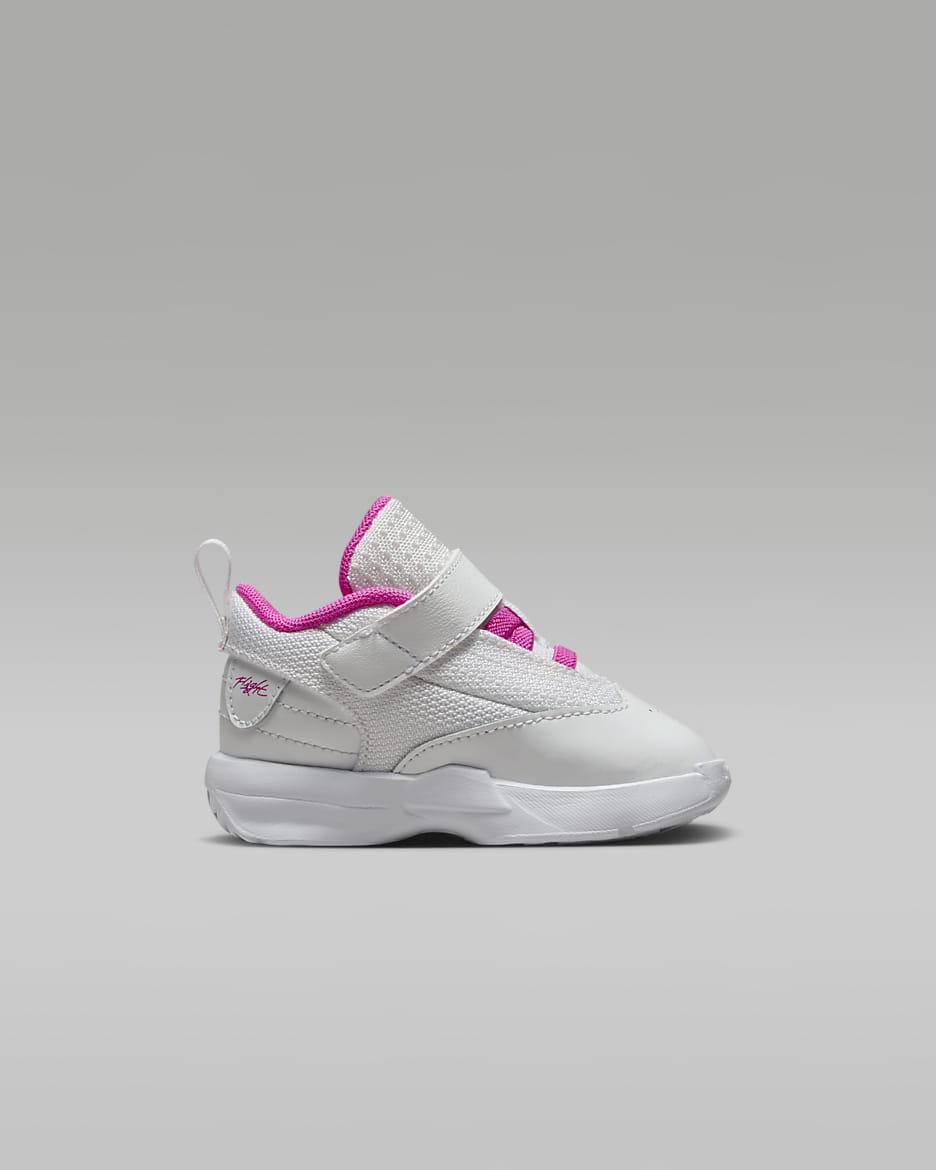 Chaussure Jordan Max Aura 6 pour bébé et tout-petit - Blanc/Fire Pink