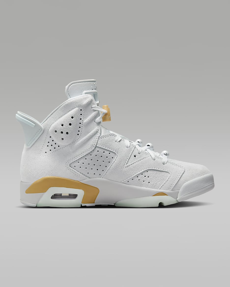 Air Jordan 6 Retro "Pearl" Women's Shoe - Pure Platinum/Metallic Gold/Coconut Milk/Glacier Blue