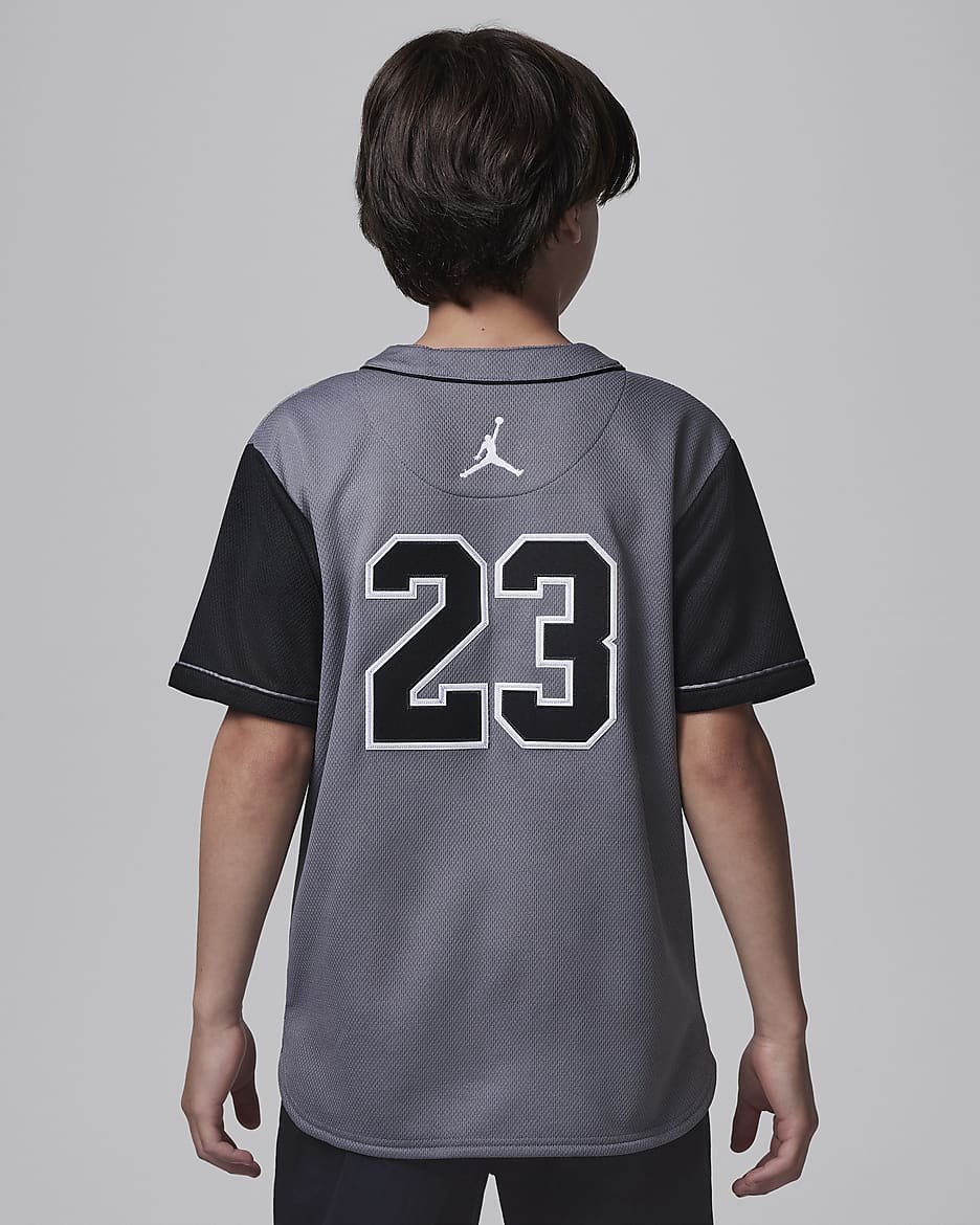 Jordan Older Kids' Baseball Jersey - Smoke Grey