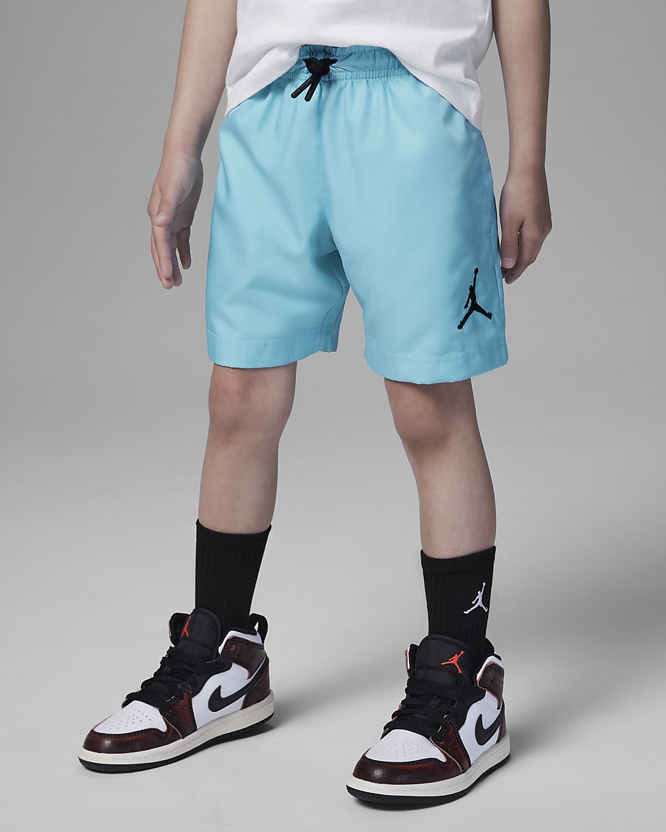 Jordan Jumpman Woven Play Shorts Little Kids' Shorts - Bleached Aqua